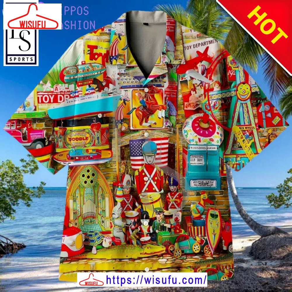 Wonderful Collection Of Old Toys 3d Hawaiian Shirt, New Fashion Gifts