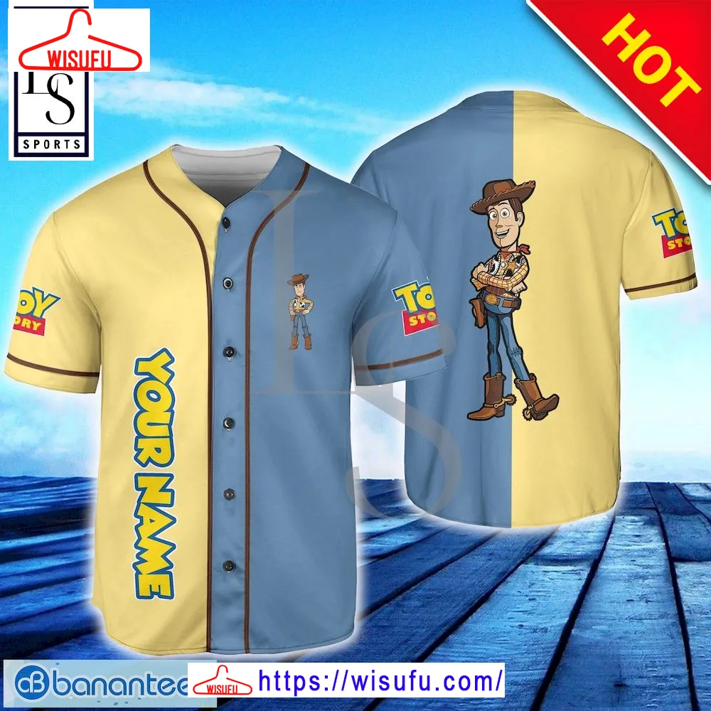 Woody Sheriff Art Custom Name Baseball Jersey, New Fashion Gifts