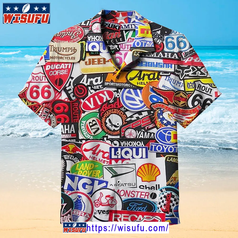 World Famous Car Brand - Hawaiian Shirt