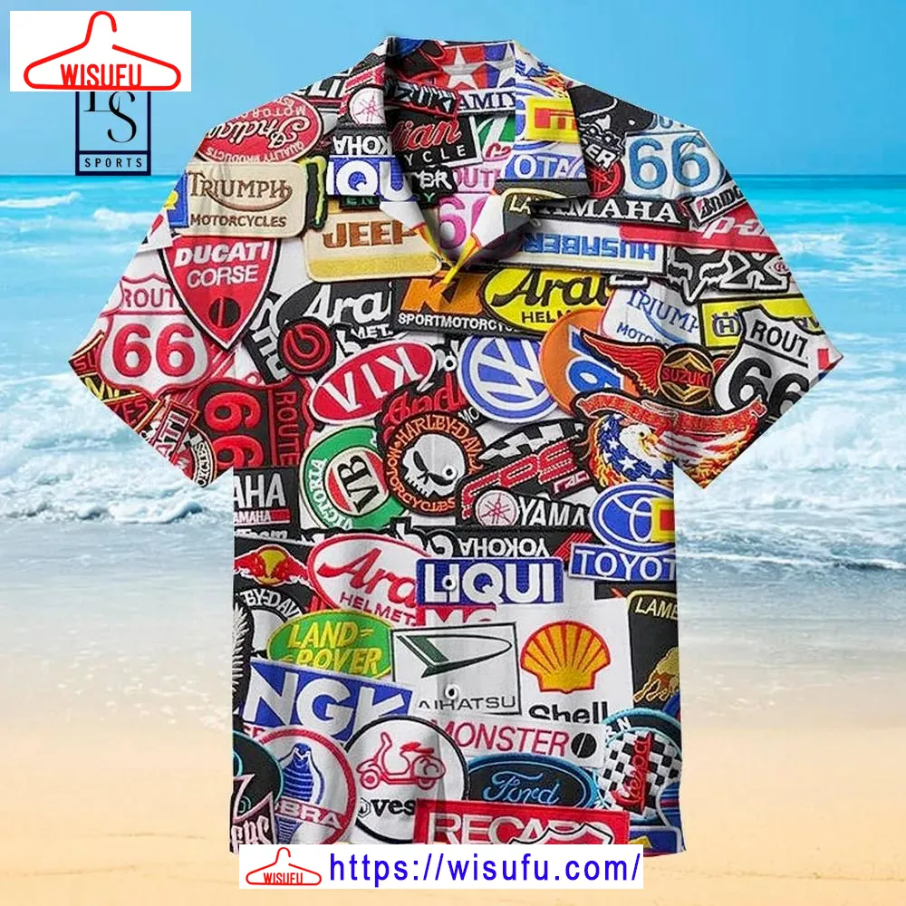 World Famous Car Brand Hawaiian Shirt, New Fashion Gifts