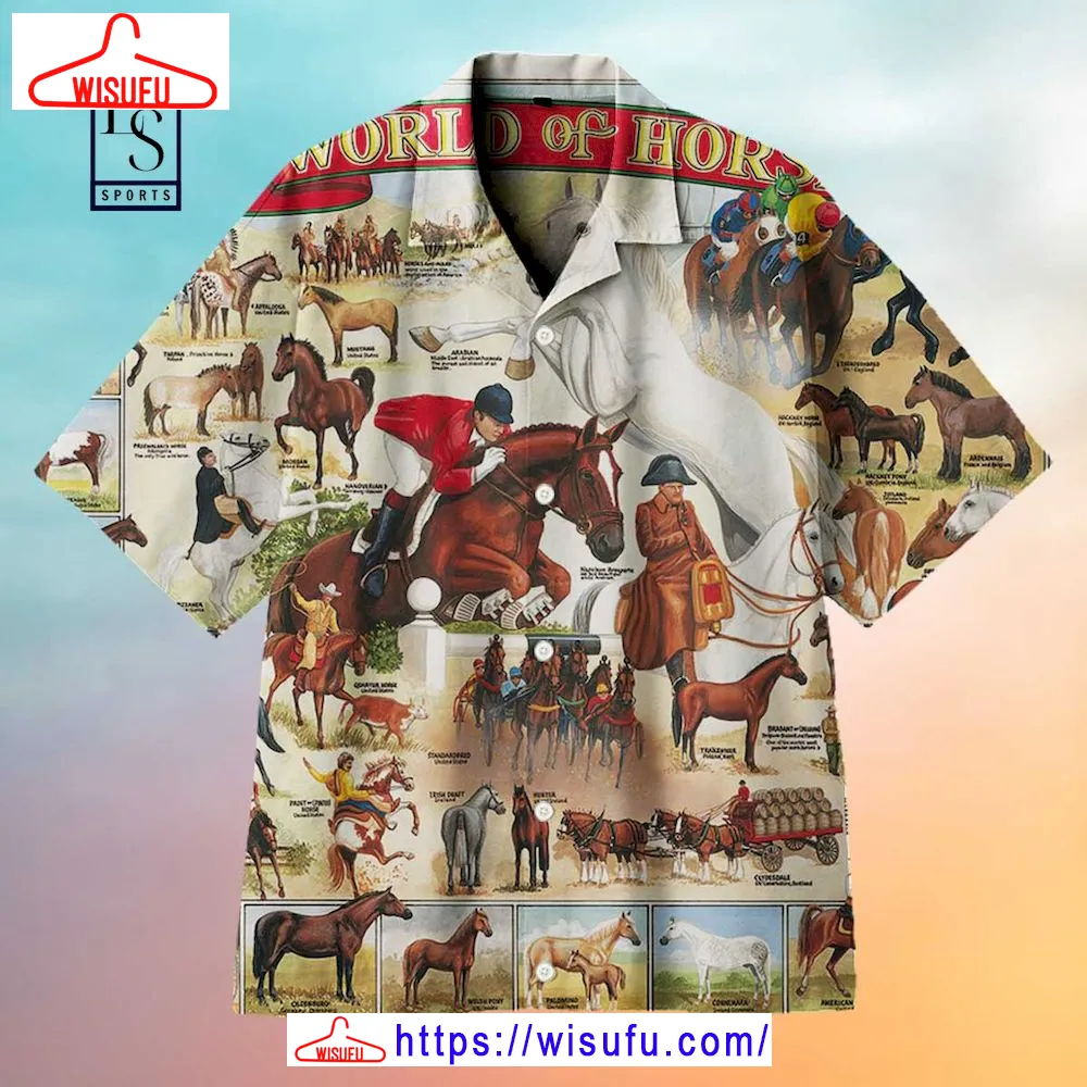 World Of Horse Hawaiian Shirt, New Fashion Gifts