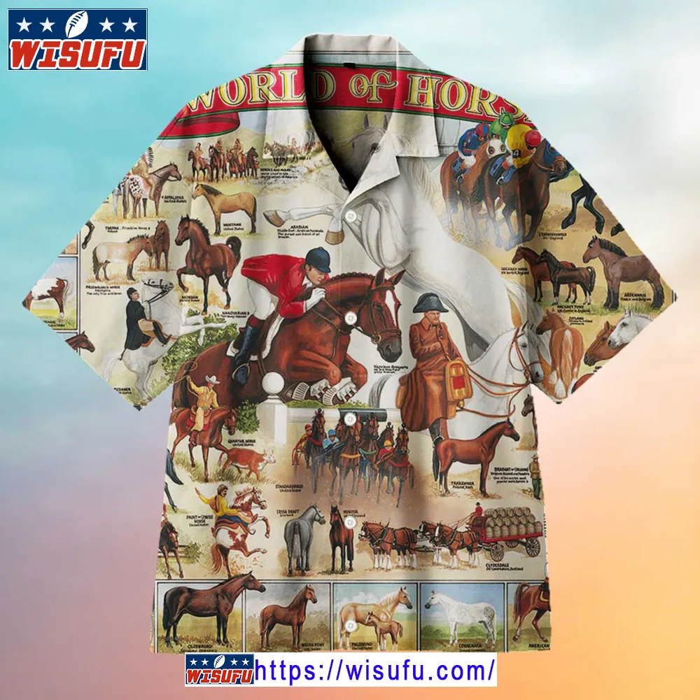 World Of Horse Universal Hawaiian Shirt