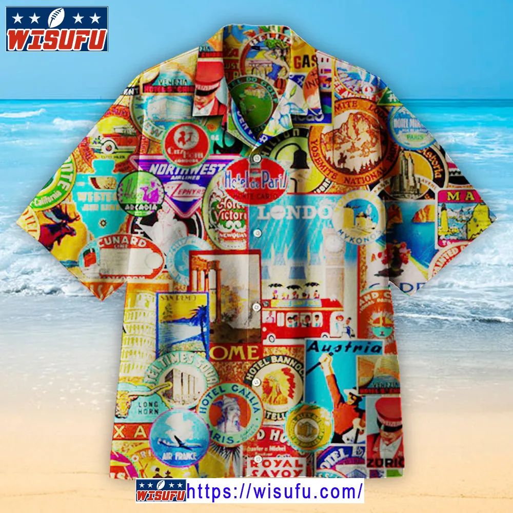 World Of Travel Universal Hawaiian Shirt