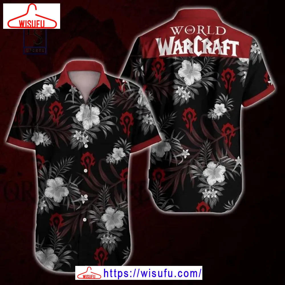 World Of Warcraft Flowers Hawaiian Shirt, New Fashion Gifts