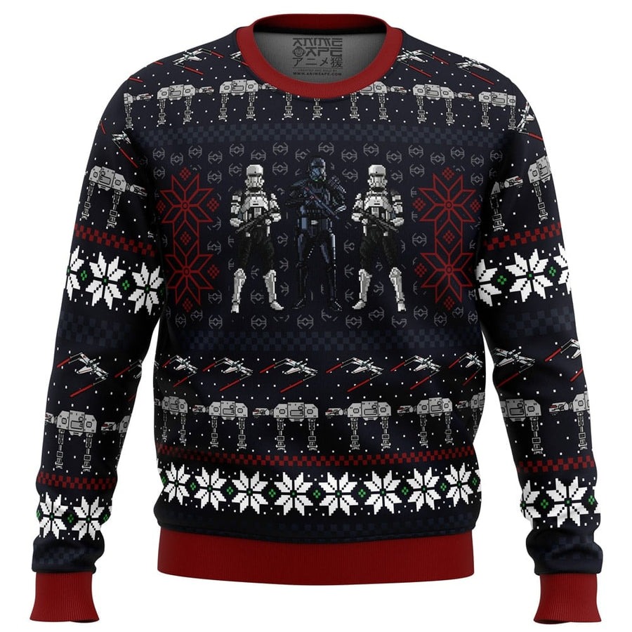 Wrath of the Empire Rogue One Star Wars Ugly Christmas Sweater - OwlsMatrix