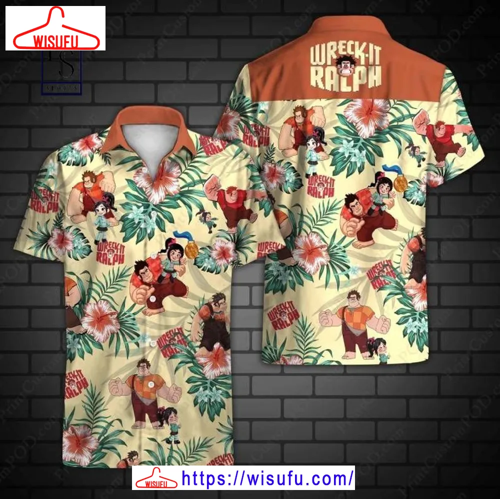 Wreck It Ralph Hawaiian Shirt, New Fashion Gifts