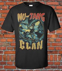 Wu Tang Clan Graphic Tee RZA GZA GhostFace Raekwon MethodMan Distresses look