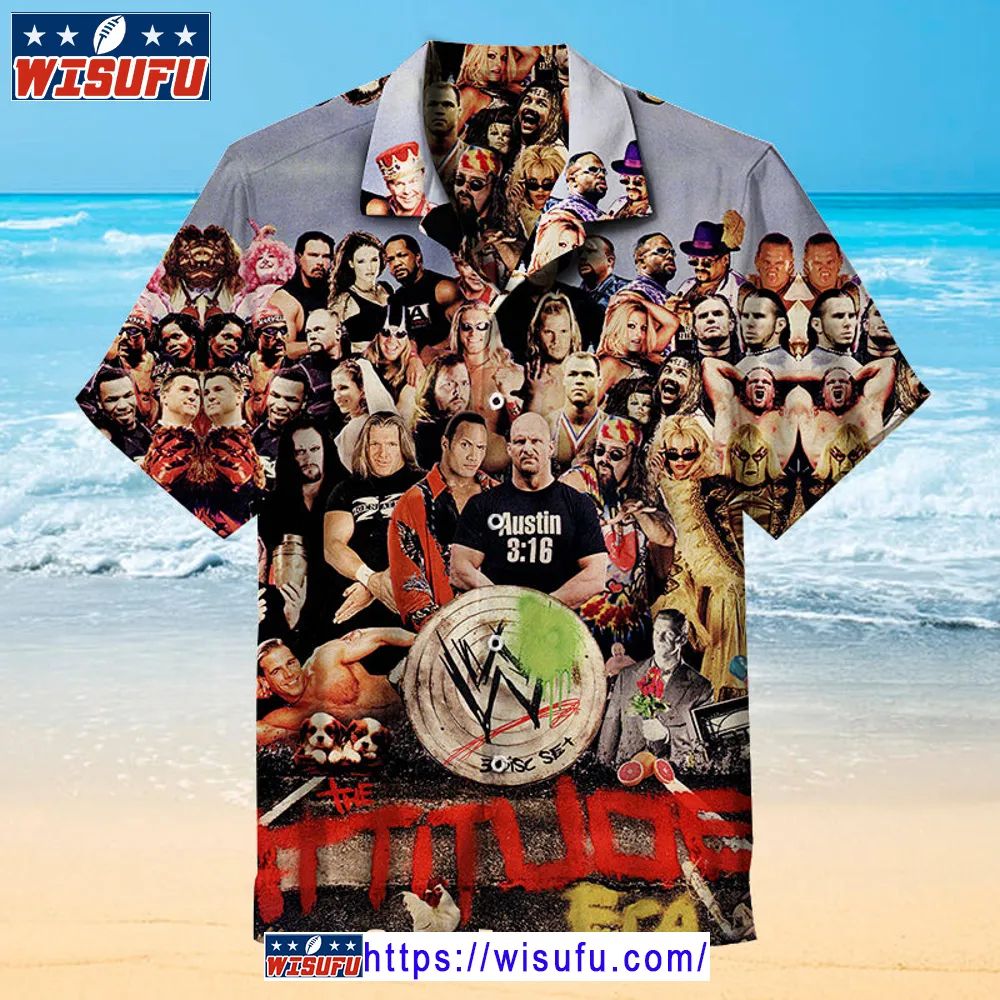 Wwe The Attitude Era -universal Hawaiian Shirt