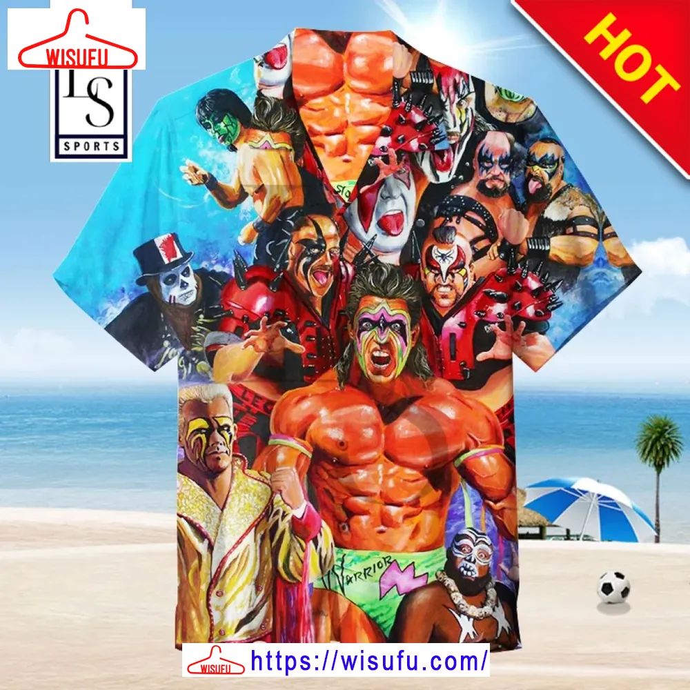 Wwe Warrior Hawaiian Shirt, New Fashion Gifts