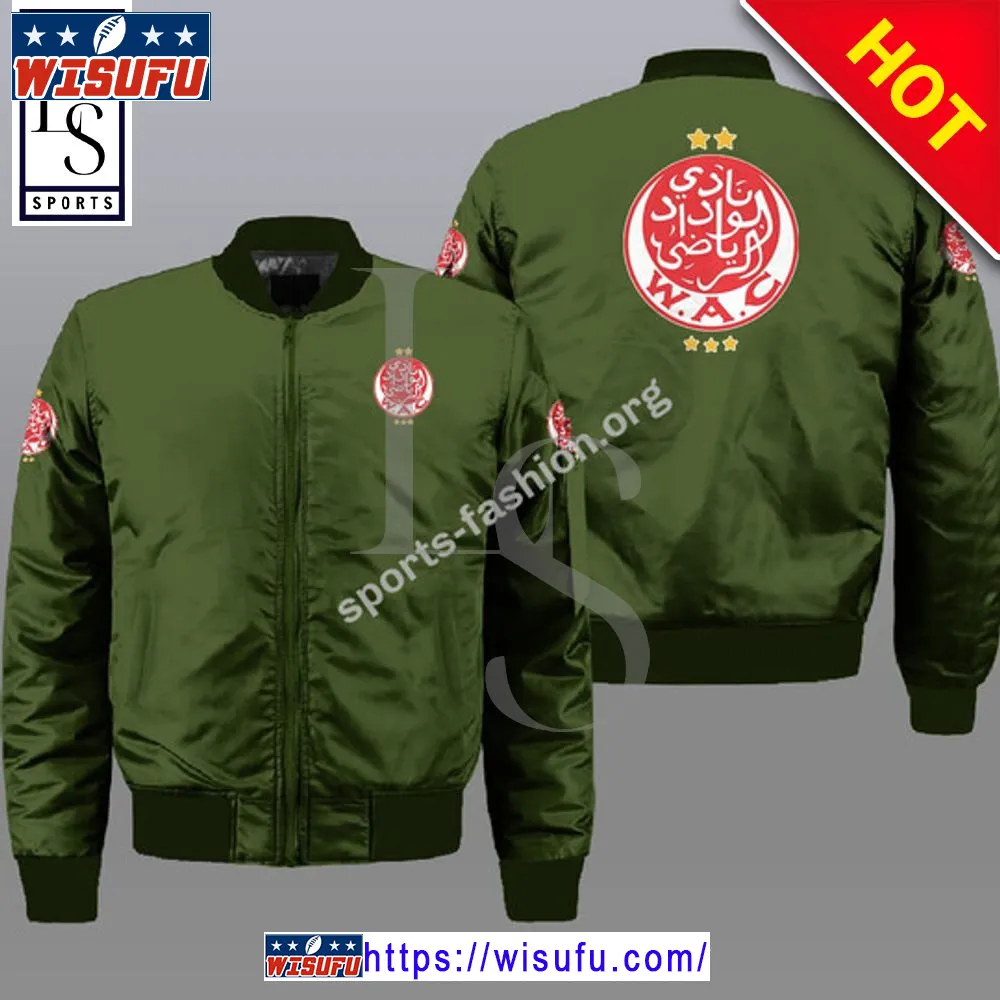 Wydad Ac Green Bomber Jacket