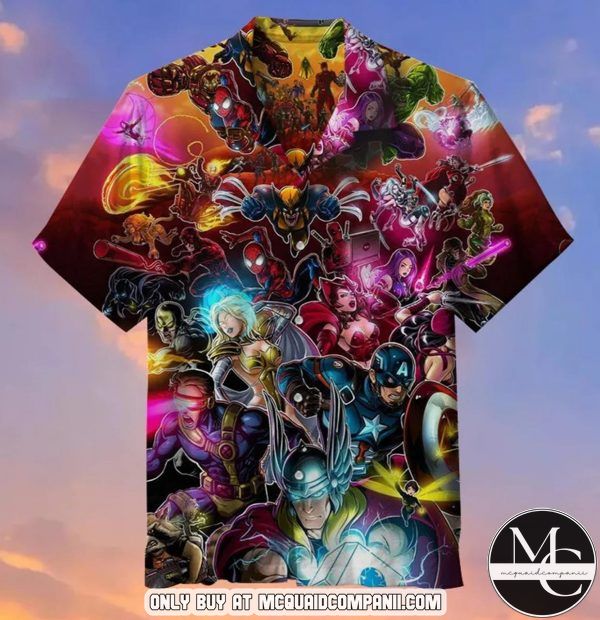 X-men  Avengers Hawaiian Shirt - Mcquaidcompanii