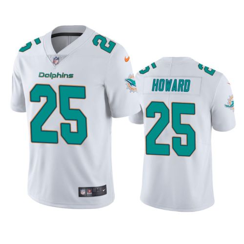 Xavien Howard 25 Miami Dolphins White Vapor Jersey