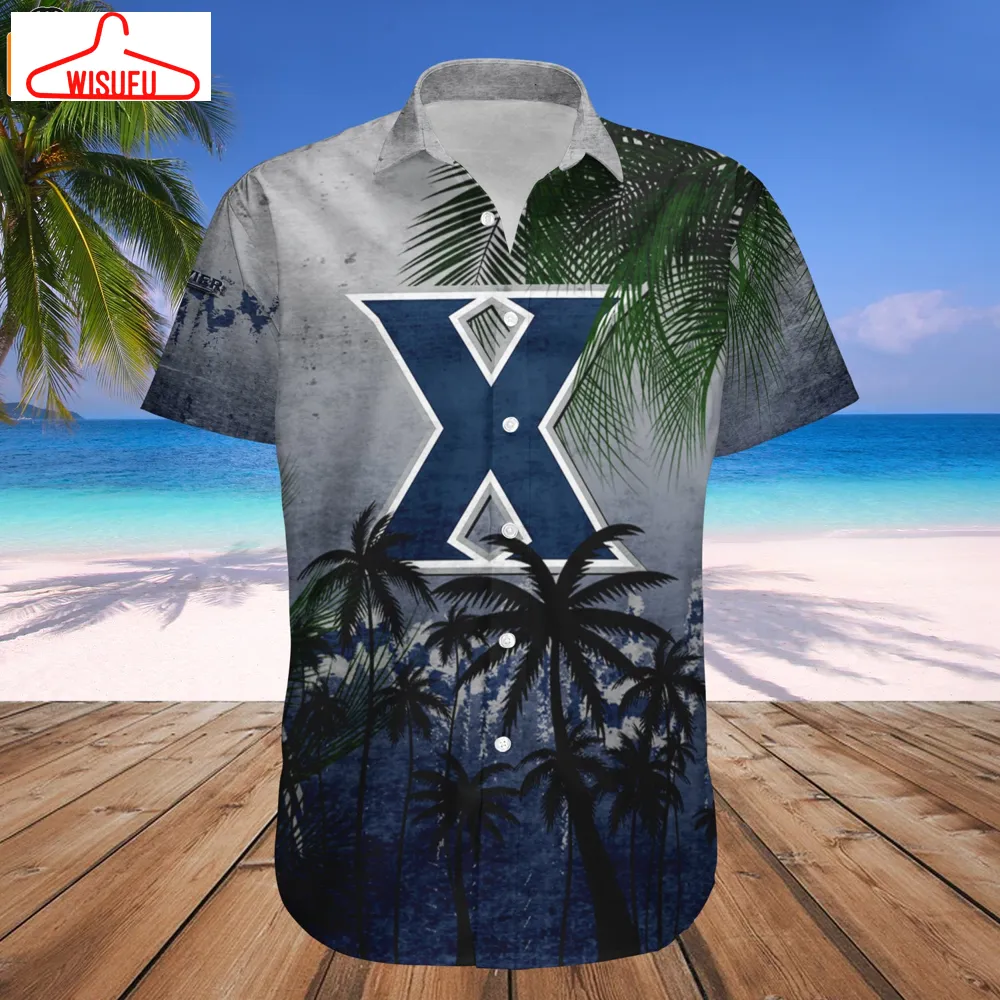 Xavier Musketeers Coconut Tree Tropical Grunge Hawaiian Shirt, New Fashion Gifts