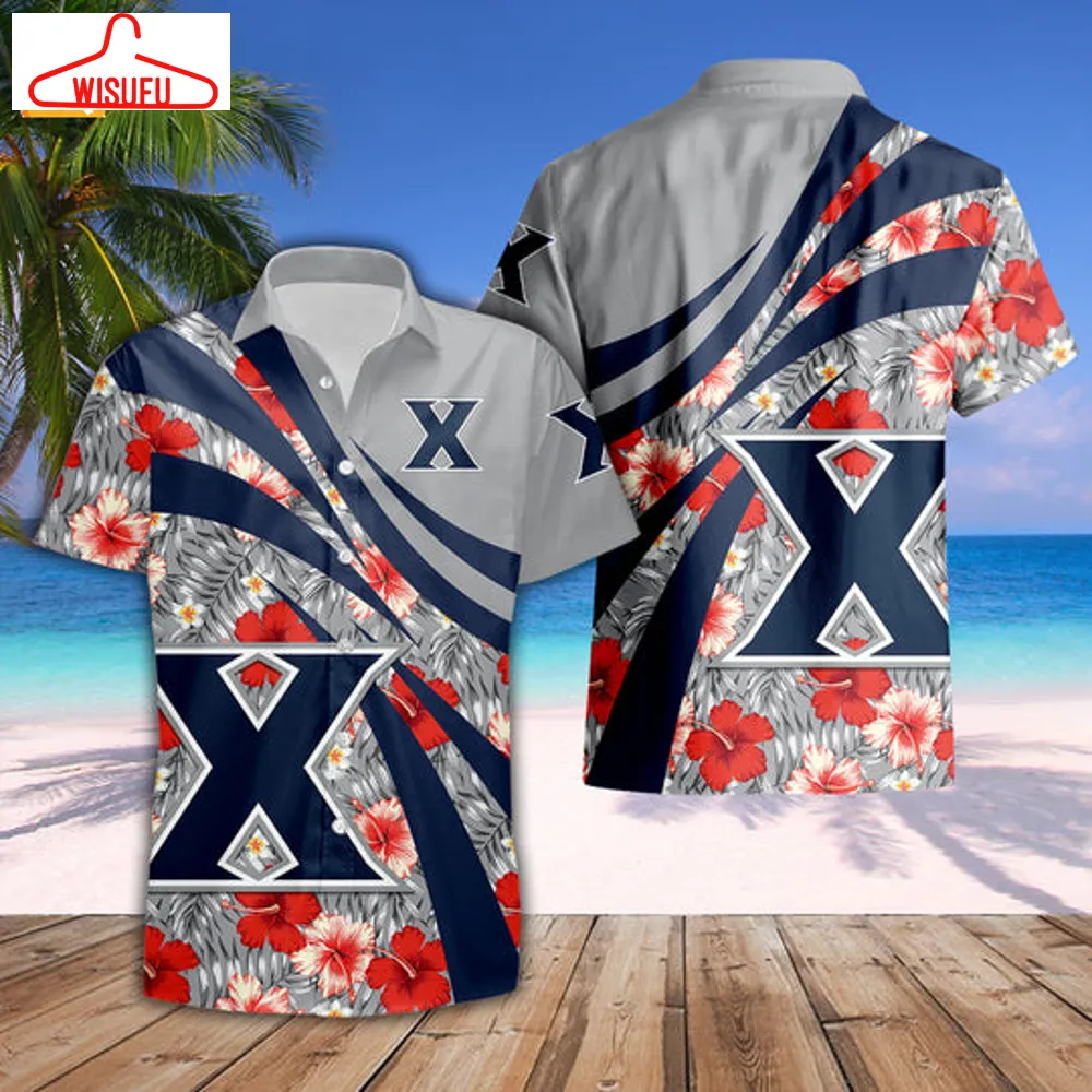 Xavier Musketeers Hibiscus Sport Hawaiian Shirt, New Fashion Gifts