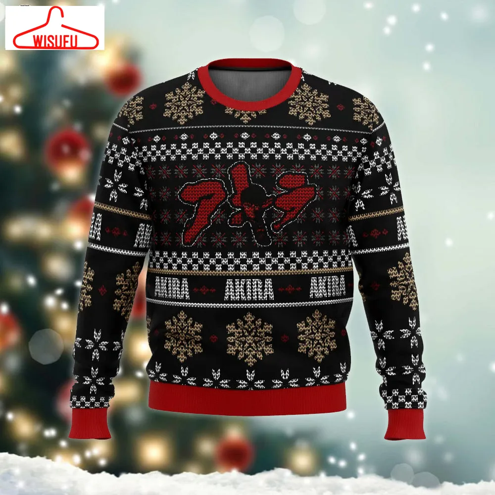 Xmas Anime Akira Kanji Ugly Sweater