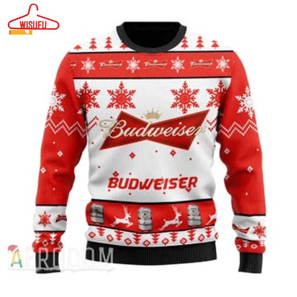 Xmas Budweiser Ugly Sweater