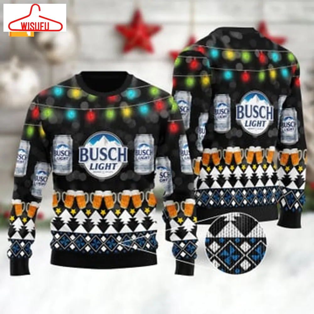 Xmas Busch Light Sweater