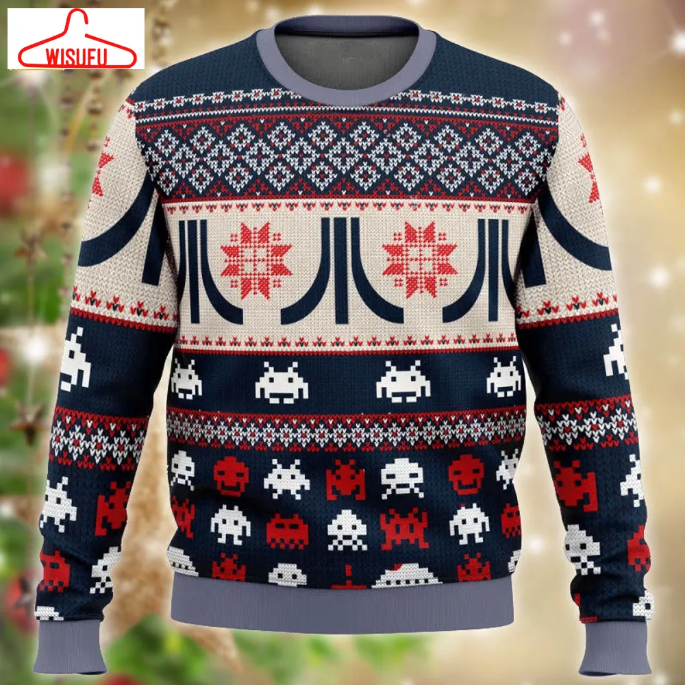 Xmas Classic Atari Logo Ugly Sweater