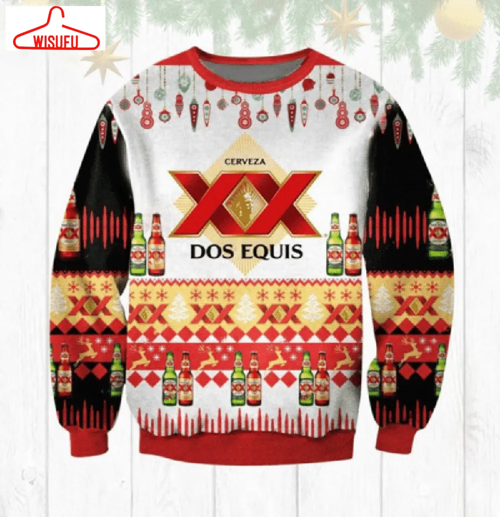 Xx Dos Equis Cerveza Beer Ugly Sweater Gifts, Xx Dos Equis Cerveza Beer Gift Fan Ugly Sweater