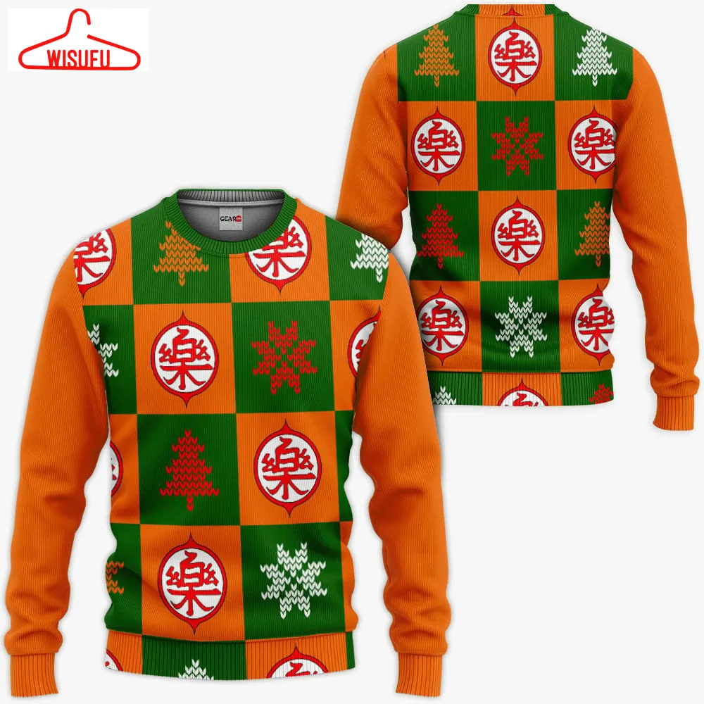 Yamcha Symbol Ugly Sweater Christmas, Anime Ugly Christmas Sweater Gift For Family