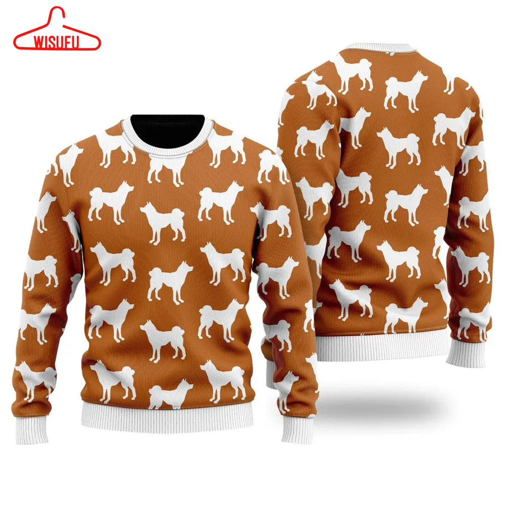 Yappy Holidays Dog Ugly Christmas Sweater - For Men & Women - New Winter Fashion Shirt Gift For Family