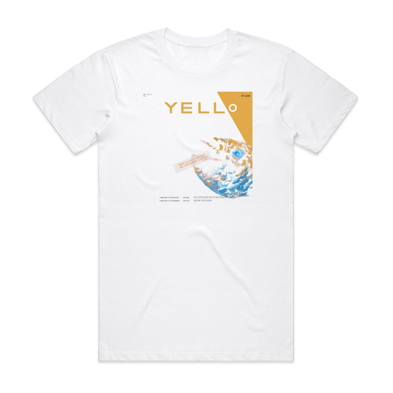 Yello You Gotta Say Yes To Another Excess Album Cover T-Shirt White