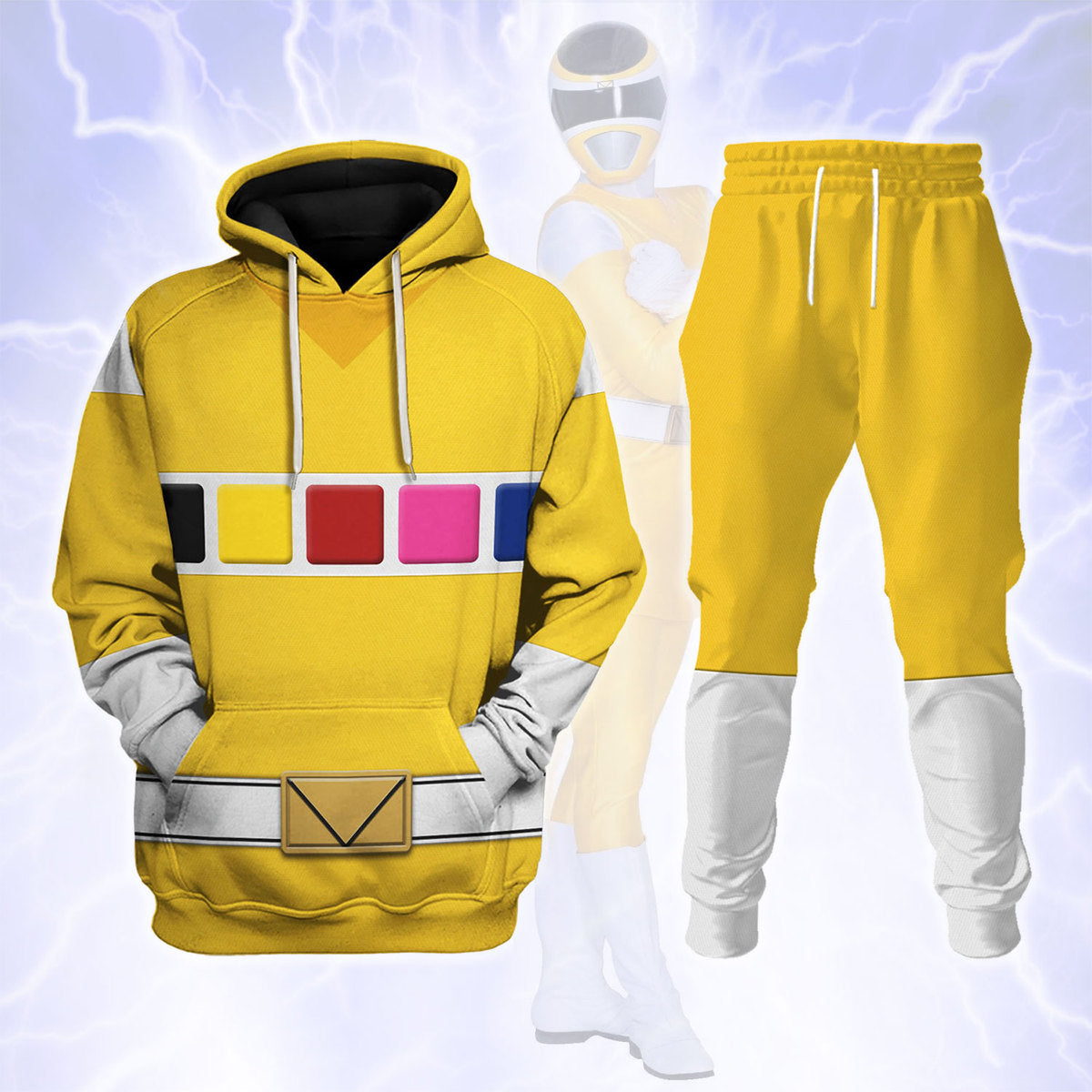 Yellow Space Ranger track suit 