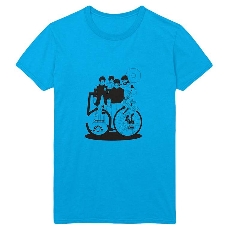 Yellow Submarine 50th Anniversary Turquoise T-Shirt