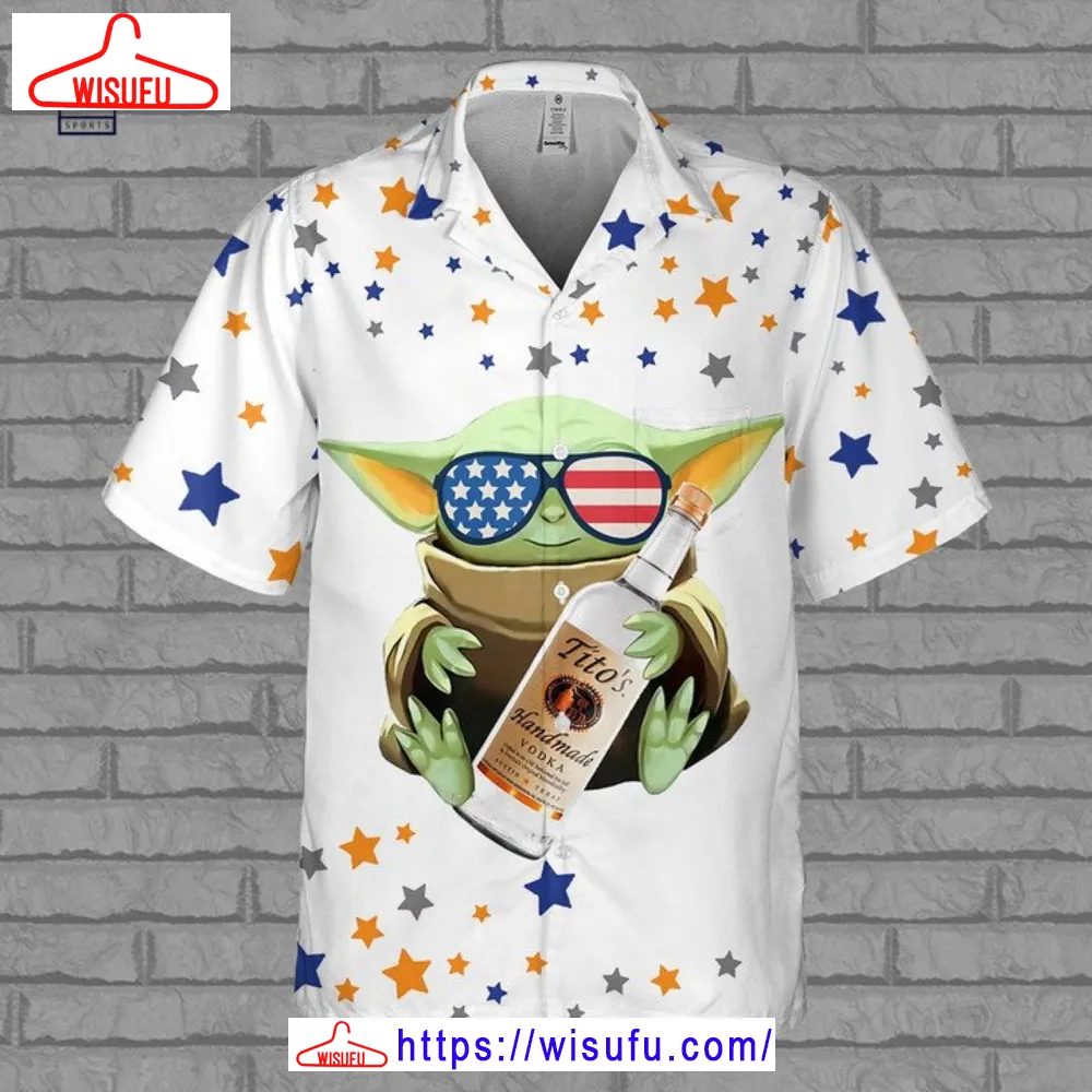 Yoda Drink Tito Vodka Hawaiian Shirt, New Fashion Gifts