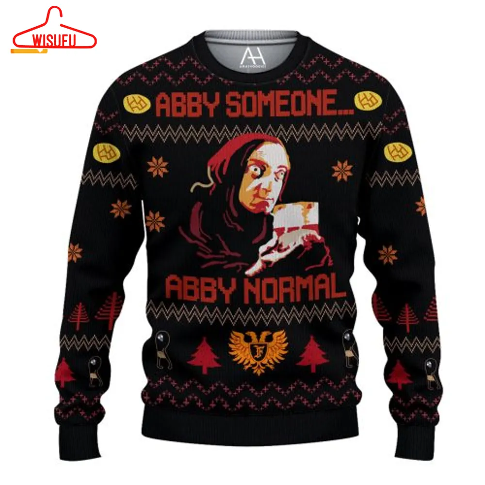 Young Frankenstein Abby Someone Abby Normal Ugly Christmas Sweater