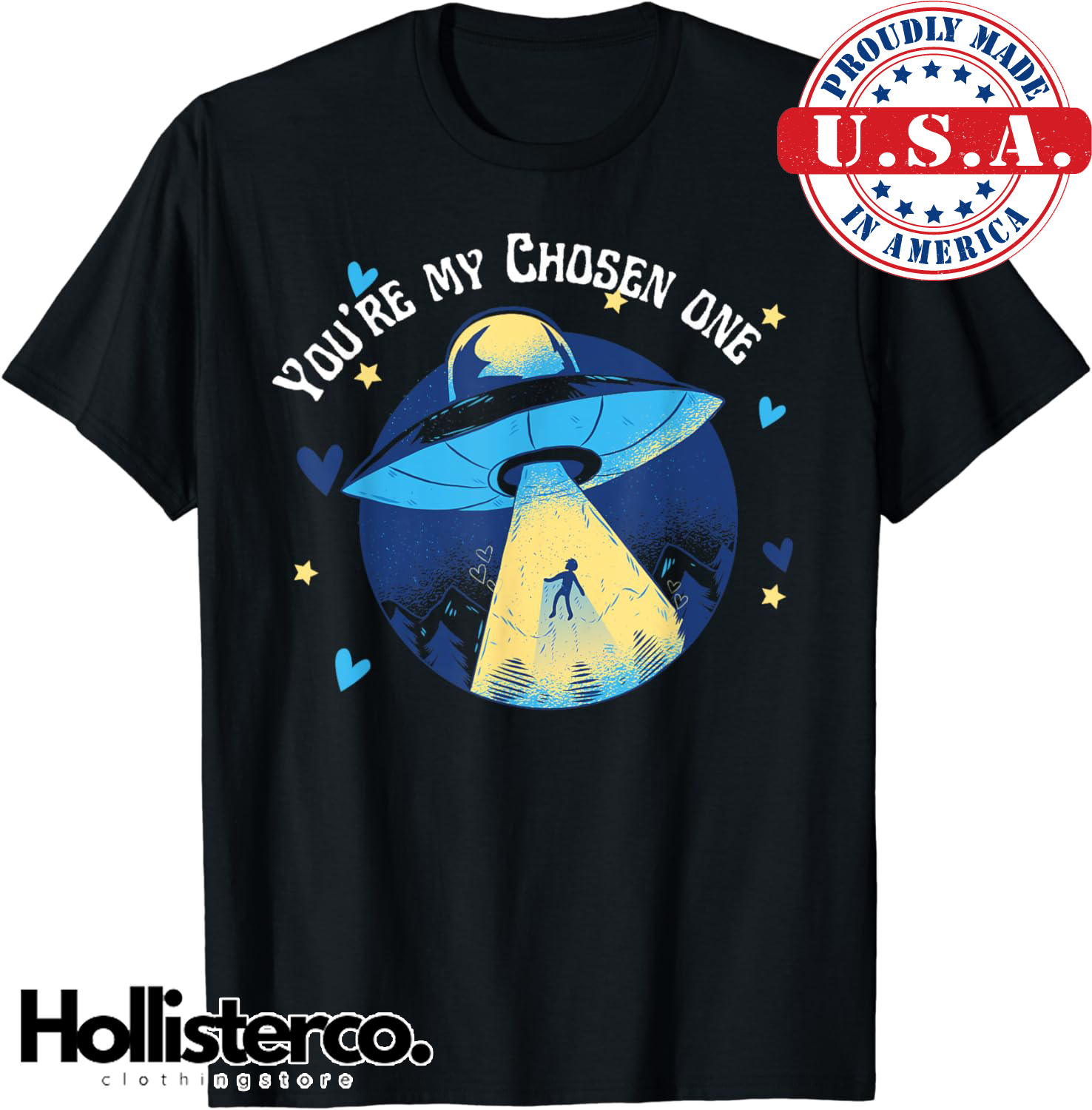 You're My Chosen One Alien UFO Couple Valentines Day Outfit T-Shirt