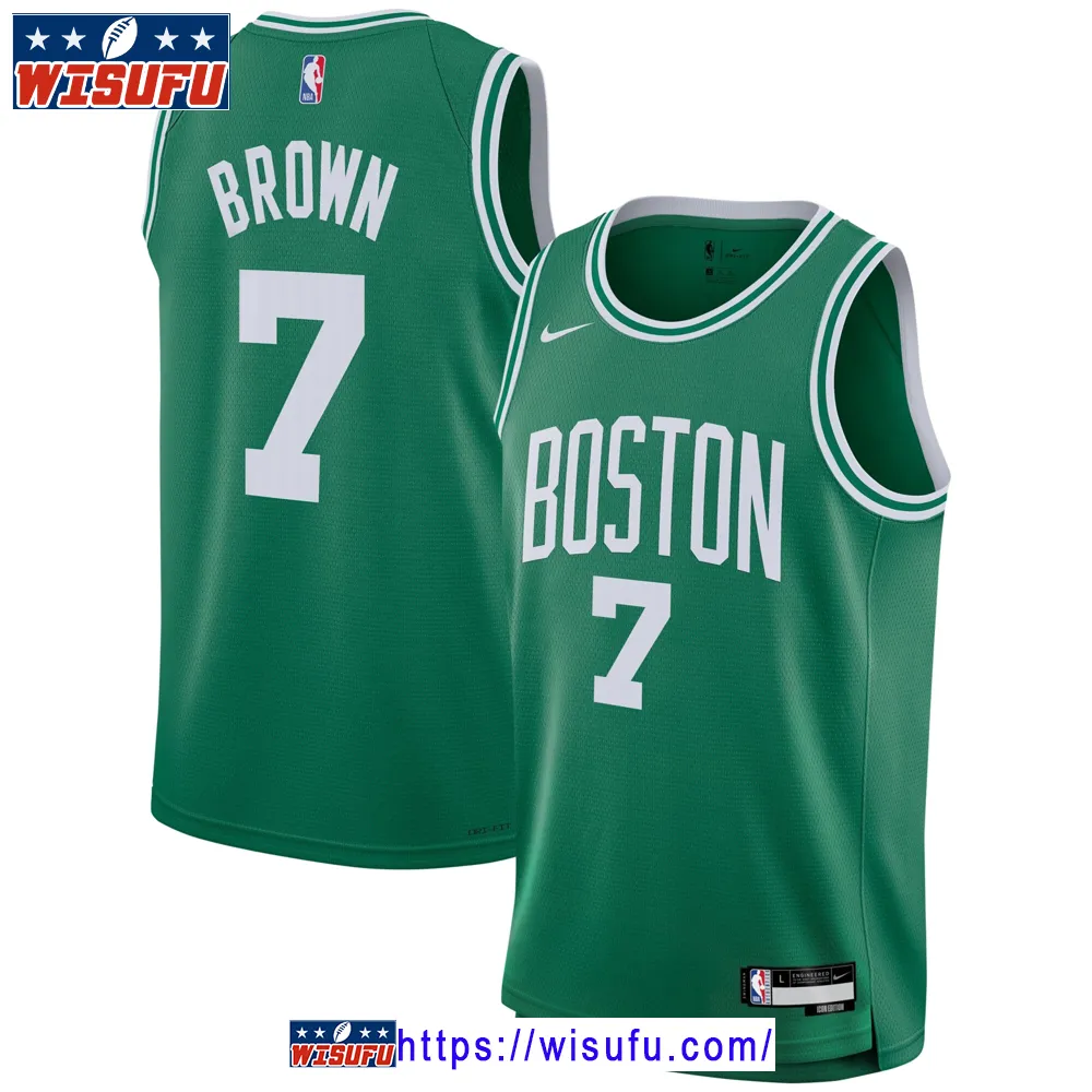 Youth Jaylen Brown Kelly Green Boston Celtics Swingman Jersey