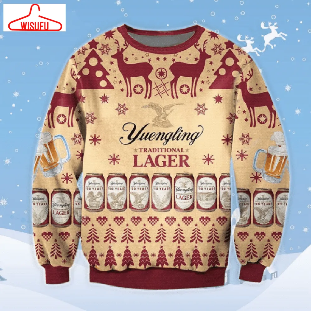 Yuengling Lager Beer Ugly Sweater Gifts, Yuengling Lager Beer Gift Fan Ugly Sweater