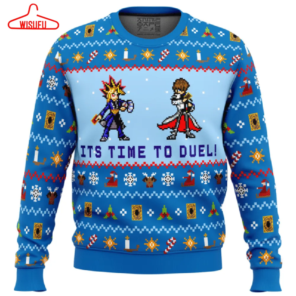 Yugioh Character Sprites Ugly Sweater Gifts,yugioh Character Sprites Gift Fan Ugly Sweater