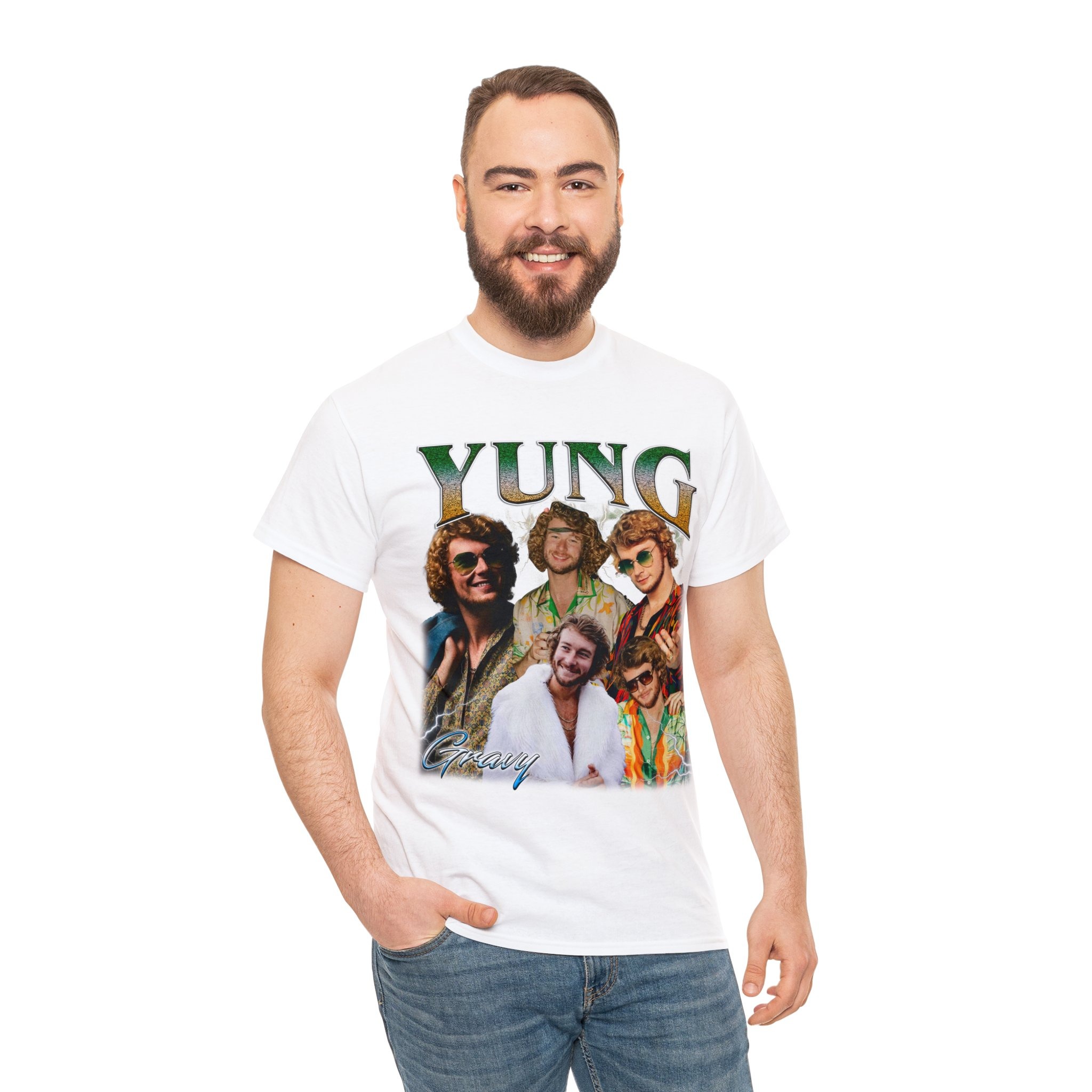 Yung Gravy Vintage 90s Gift Unisex Shirt White