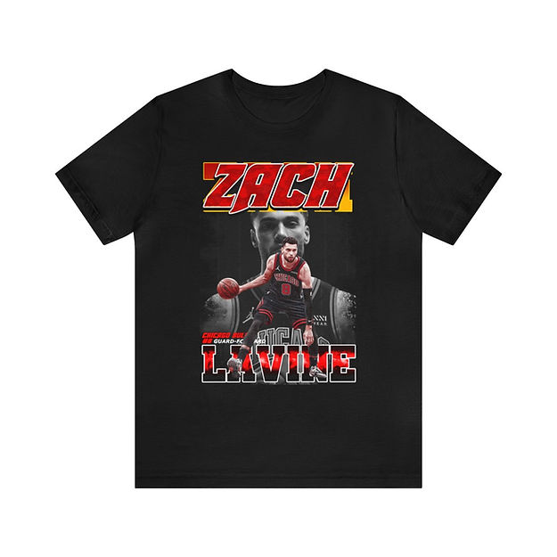 ZACH LAVINE VINTAGE 90s Unisex Jersey Short Sleeve Tee Shirt