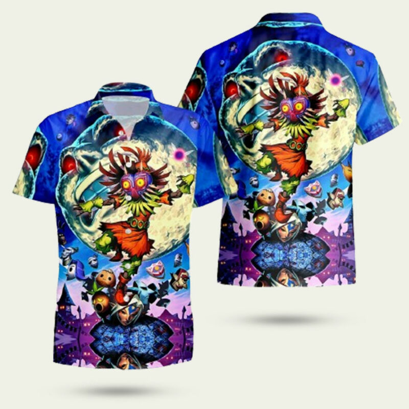 ZELDA MAJORAS MASK THE LEGEND OF ZELDA HAWAIIAN SHIRT