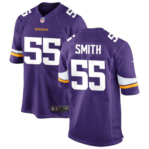 Za'Darius Smith 55 Vikings Game Men Jersey - Purple Jersey