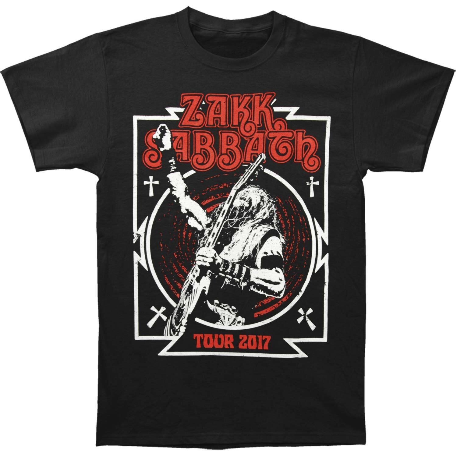 Zakk Sabbath Men's Zakk Fall Tour Men's Red Tee T-shirt Small Black