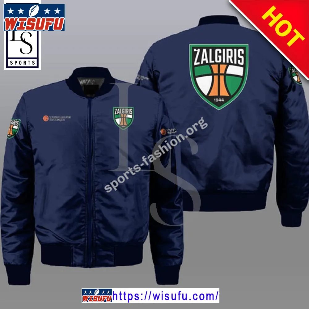 Zalgiris Kaunas Blue Bomber Jacket