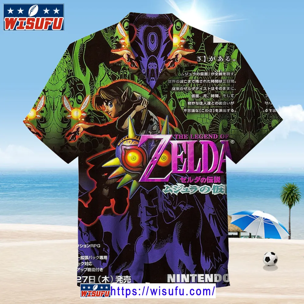 Zelda Majoras Mask - Unise-x Hawaiian Shirt