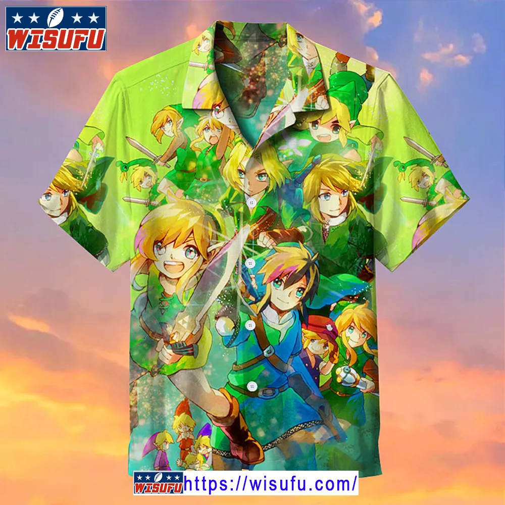 Zelda Unis-ex Hawaiian Shirt