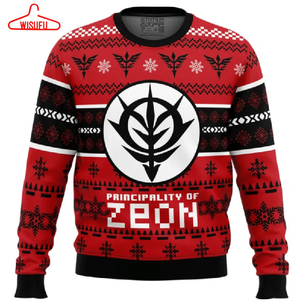 Zeon The Gundam Ugly Sweater Gifts, Zeon The Gundam Gift Fan Ugly Sweater