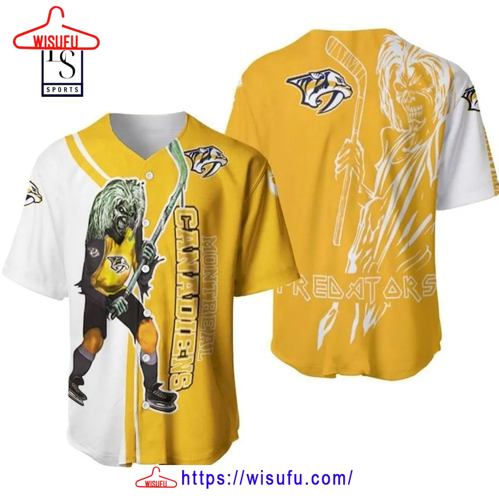 Zombie Player Nashville Predators Baseball Jersey, New Fashion Gifts