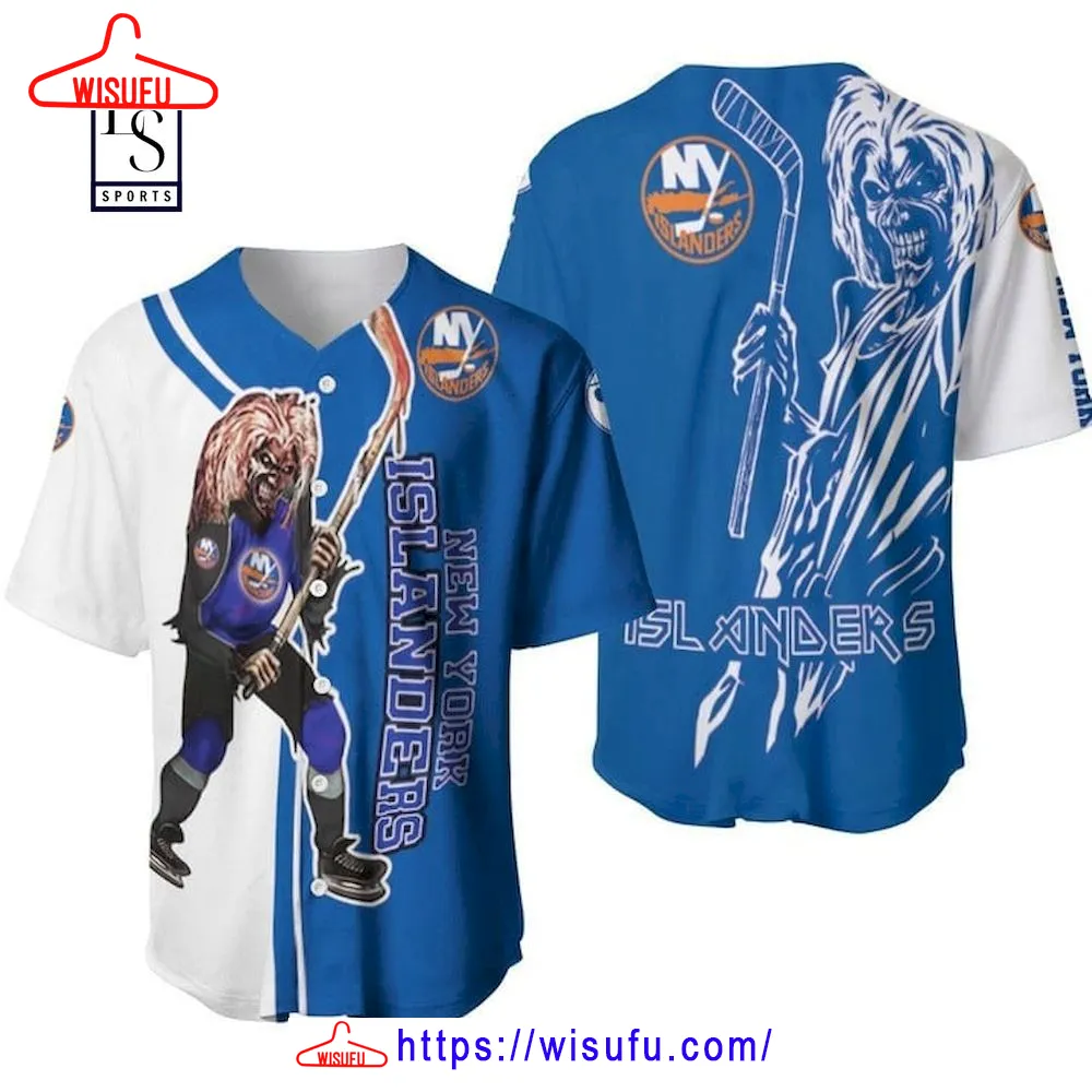 Zombie Player New York Islanders Baseball Jersey, New Fashion Gifts