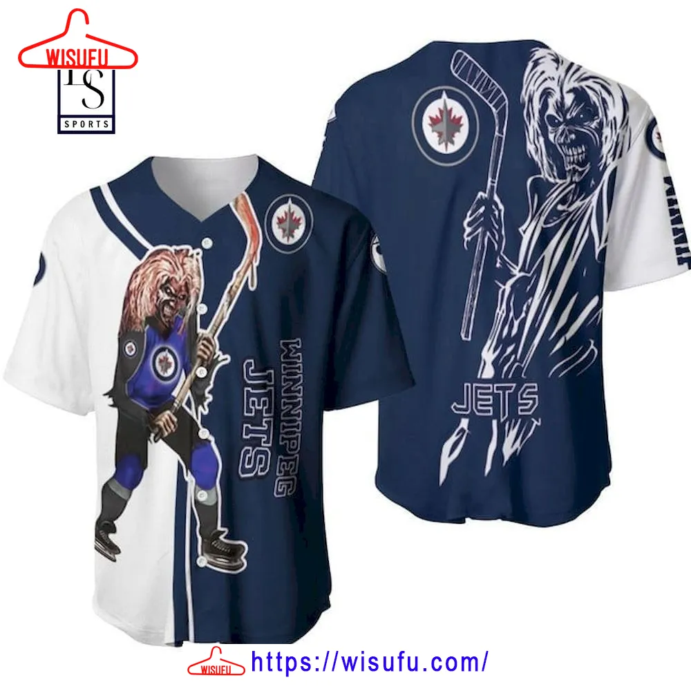 Zombie Player Winnipeg Jets Baseball Jersey, New Fashion Gifts