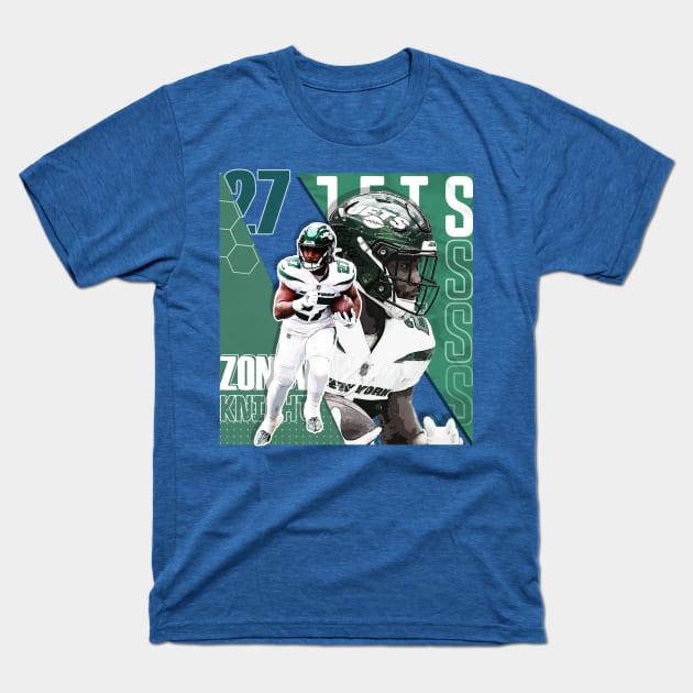 Zonovan Knight Football Design Poster Jets T-shirt