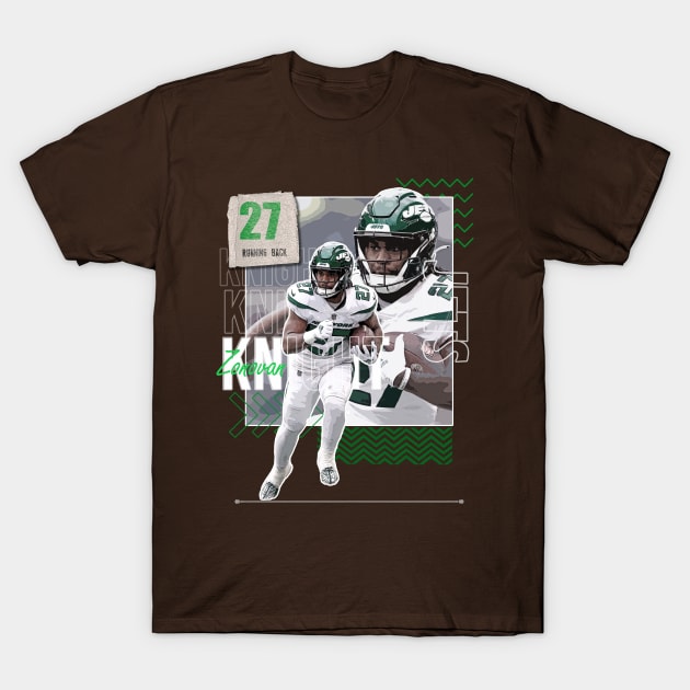 Zonovan Knight football Paper Poster Jets 6 T-shirt
