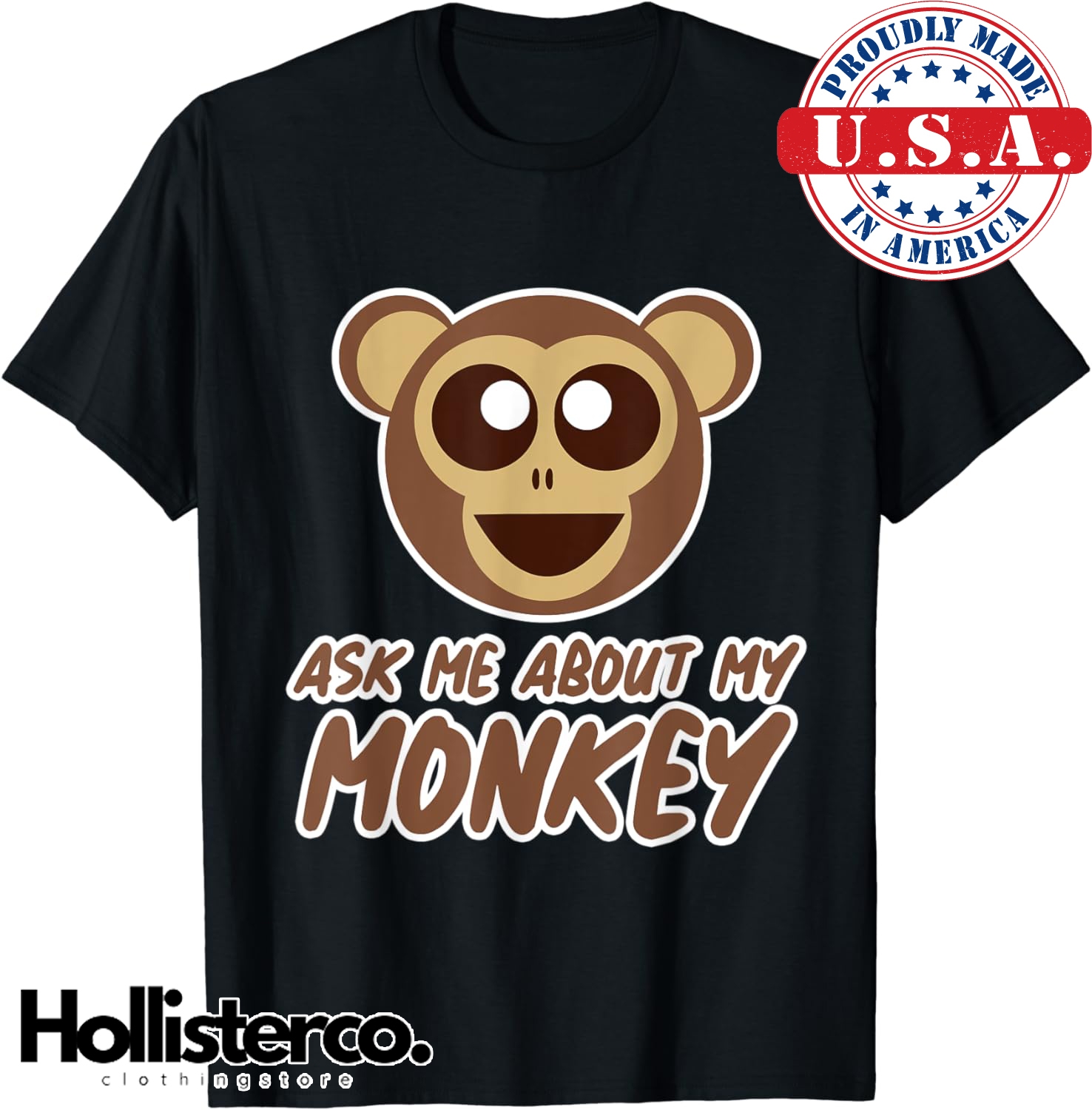 Zoo Shirt for Animal Friends â Ask me about my Monkey T-Shirt