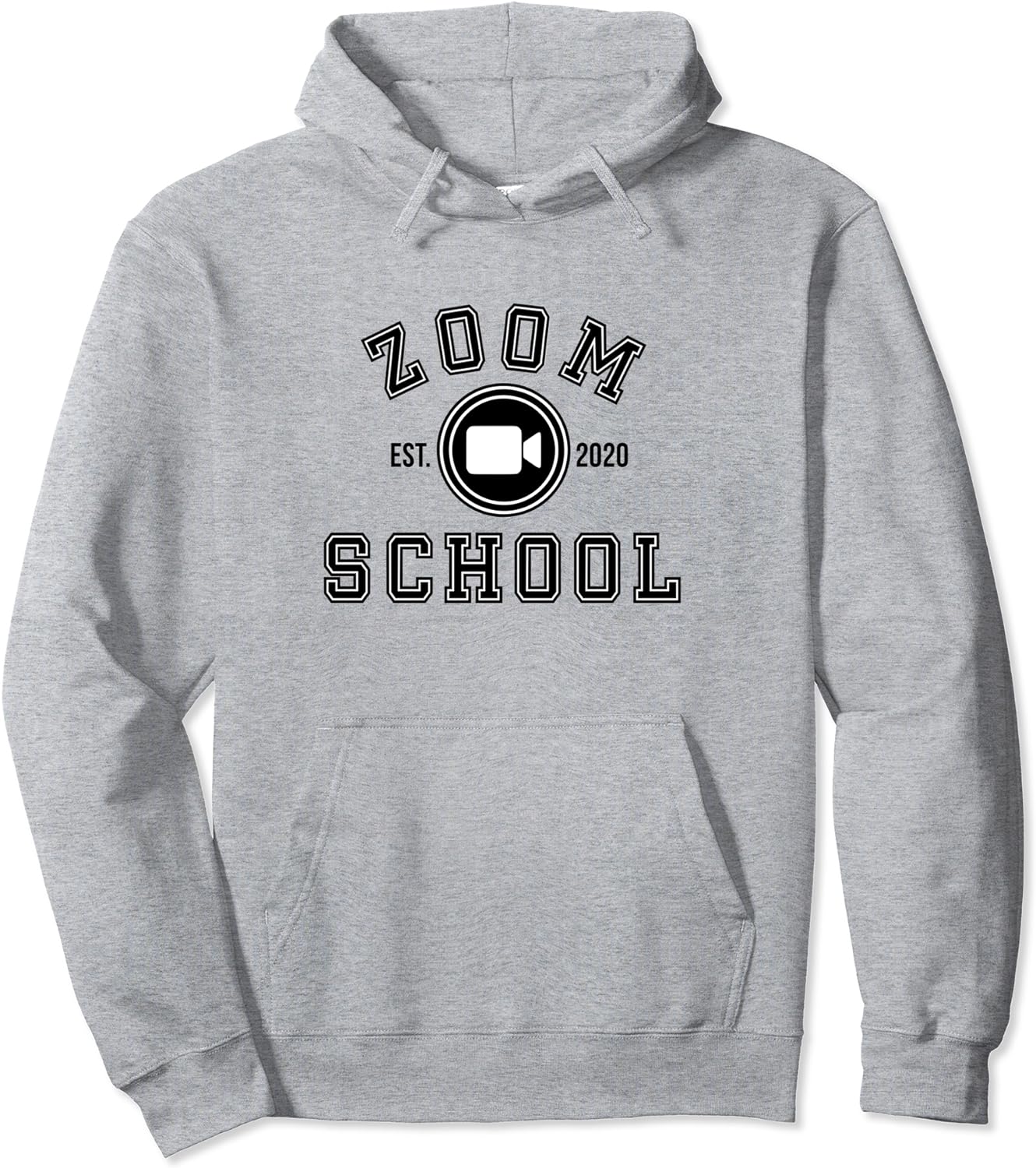 Zoom School Est 2020  Back to School 2020  Virtual School Pullover Hoodie